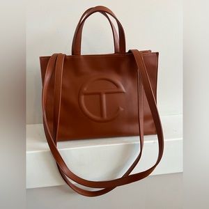 Telfar Medium Tan Shopping Bag